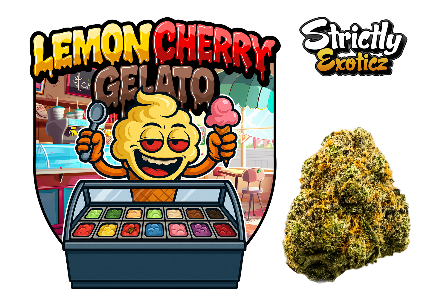 Lemon Cherry Gelato